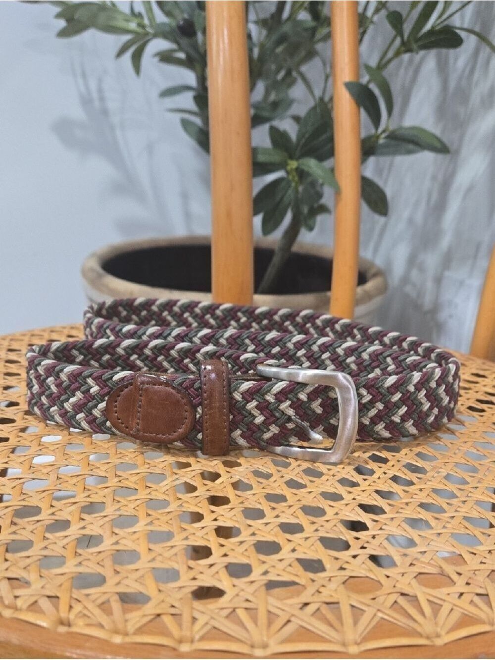 Tilley Endurables Woven Braided Unisex Belt Made In Canada